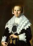 Frans Hals - Portrait of a Woman with a Fan